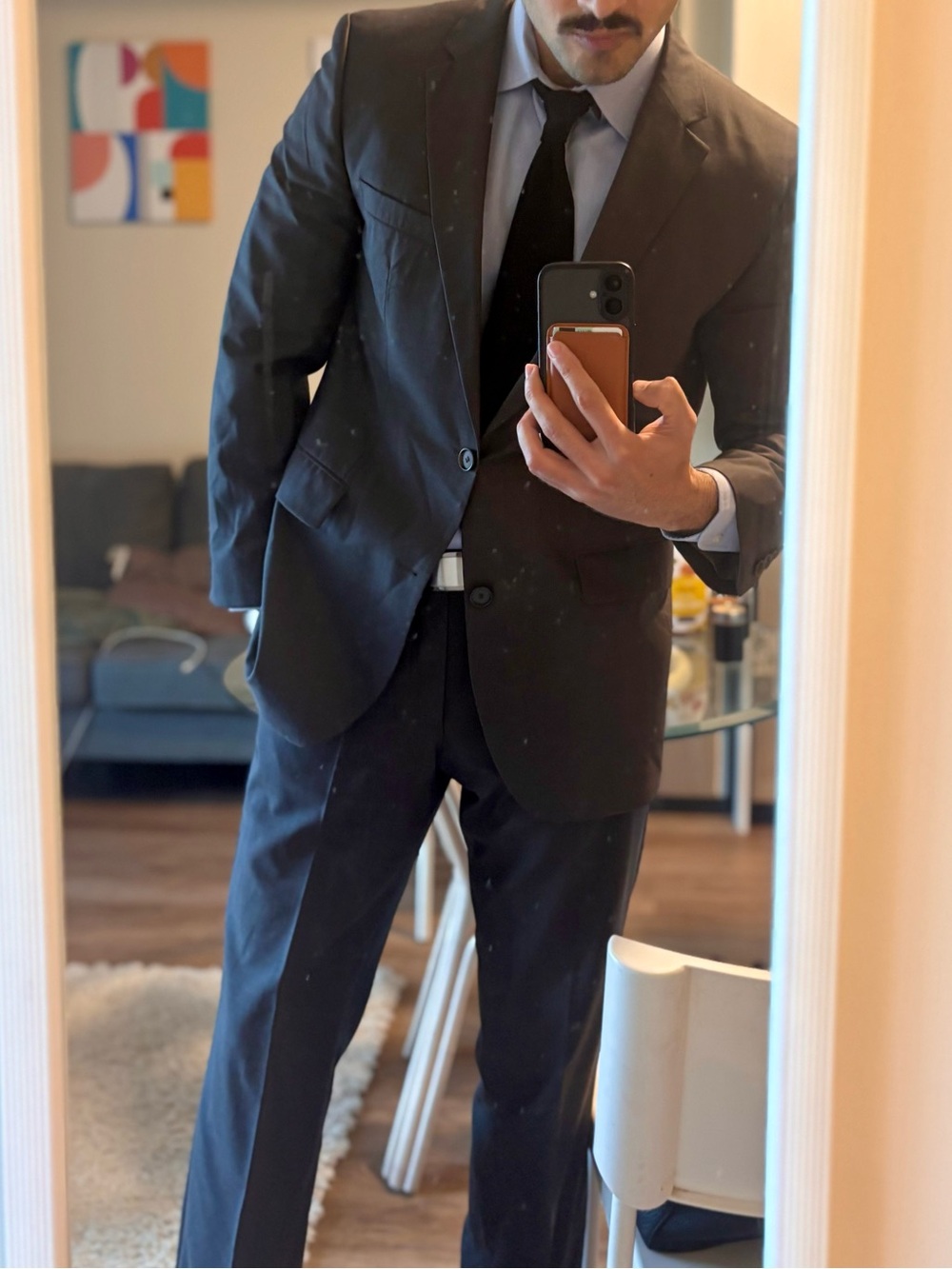 Hugo Boss Brown Men's Two-Piece Suit - Blazer & Trousers